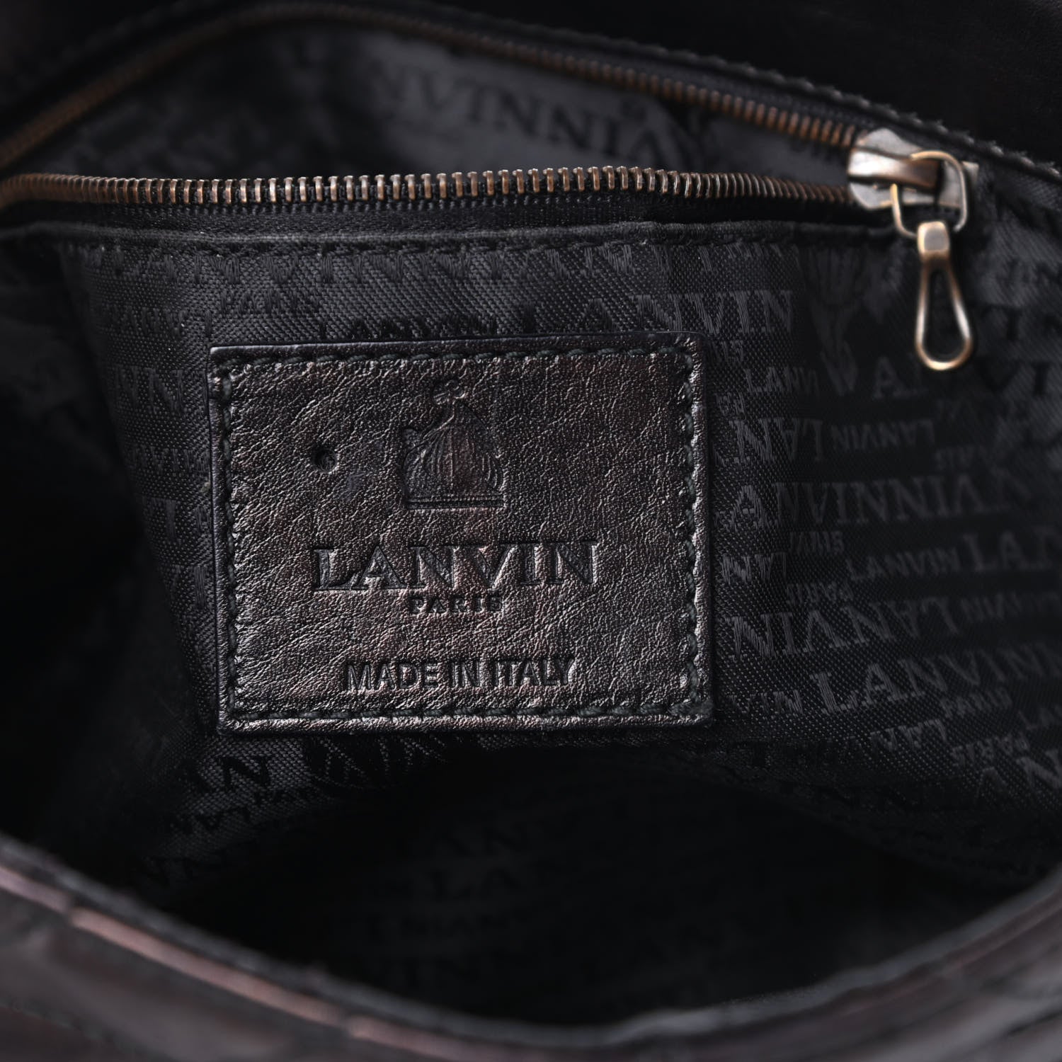 Lanvin Lambskin Quilted Medium Happy Shoulder Bag Black 6 of 10