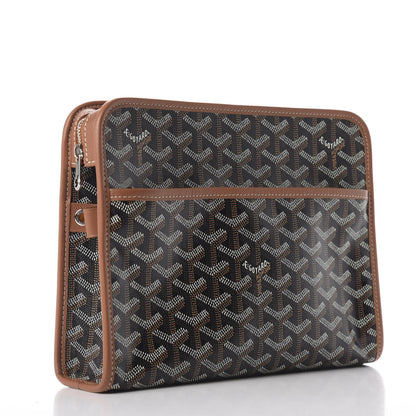 Goyard Goyardine Jouvence MM Toiletry Pouch Black Gold 2 of 8