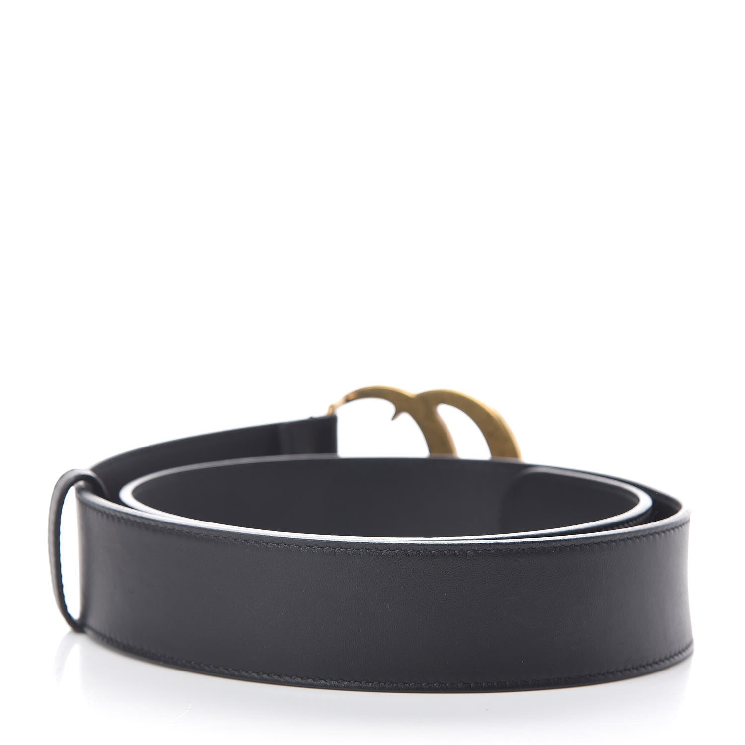 Gucci Calfskin Double G 40mm Belt 80 32 Black 3 of 7