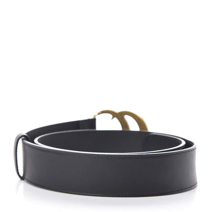 Gucci Calfskin Double G 40mm Belt 80 32 Black 3 of 7