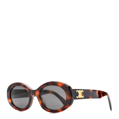 Celine Acetate Triomphe 01 Sunglasses CL 40194U Tortoise 1 of 8
