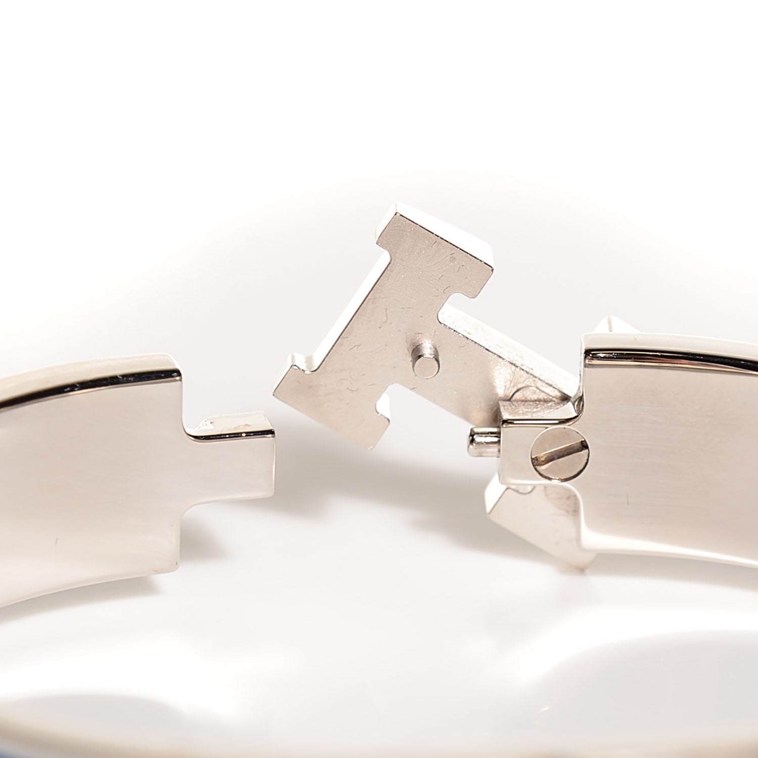Hermes Enamel Narrow Clic H Bracelet PM Transat Bleu 4 of 7
