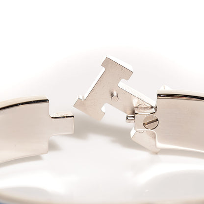 Hermes Enamel Narrow Clic H Bracelet PM Transat Bleu 4 of 7