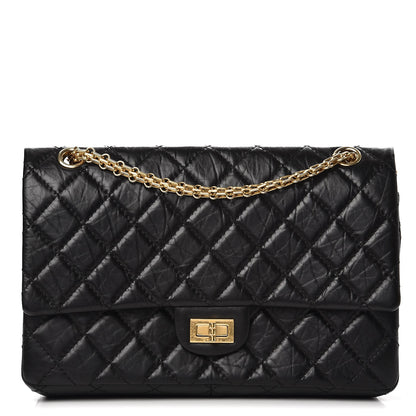 Chanel Aged Calfskin Quilted 2.55 Reissue 226 Flap Black 1 of 9