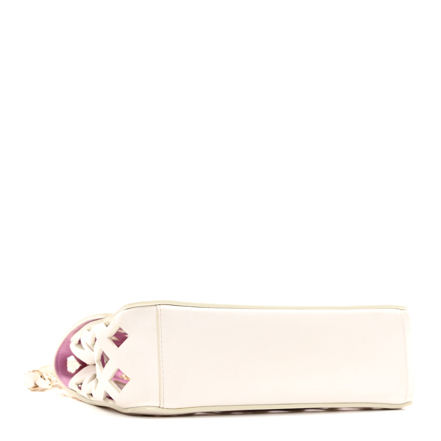 Chanel Lambskin Small Sea Through Flap White Multicolor 5 of 11