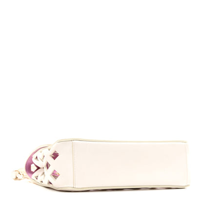 Chanel Lambskin Small Sea Through Flap White Multicolor 5 of 11