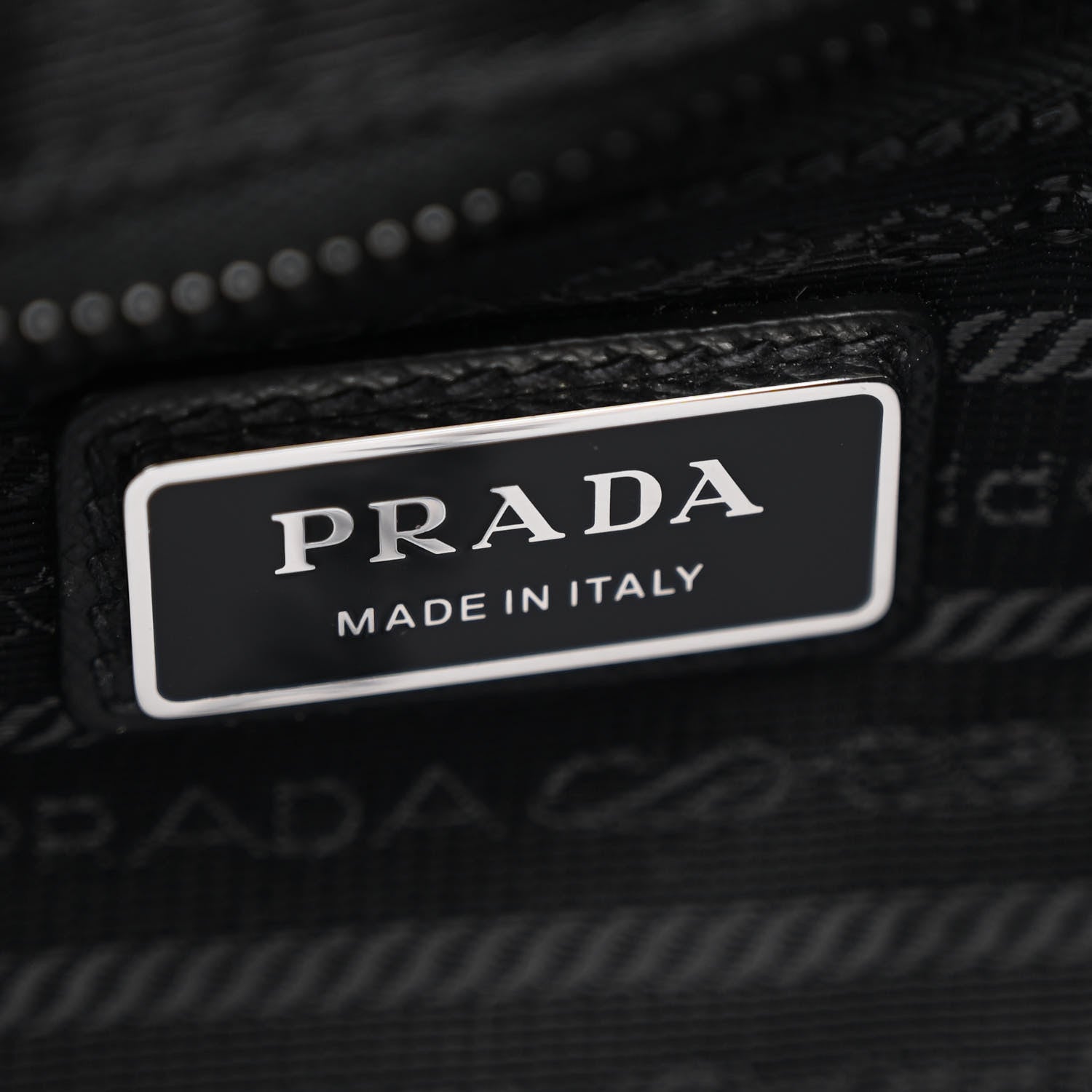 Prada Tessuto Nylon Saffiano Belt Bag Black 6 of 10