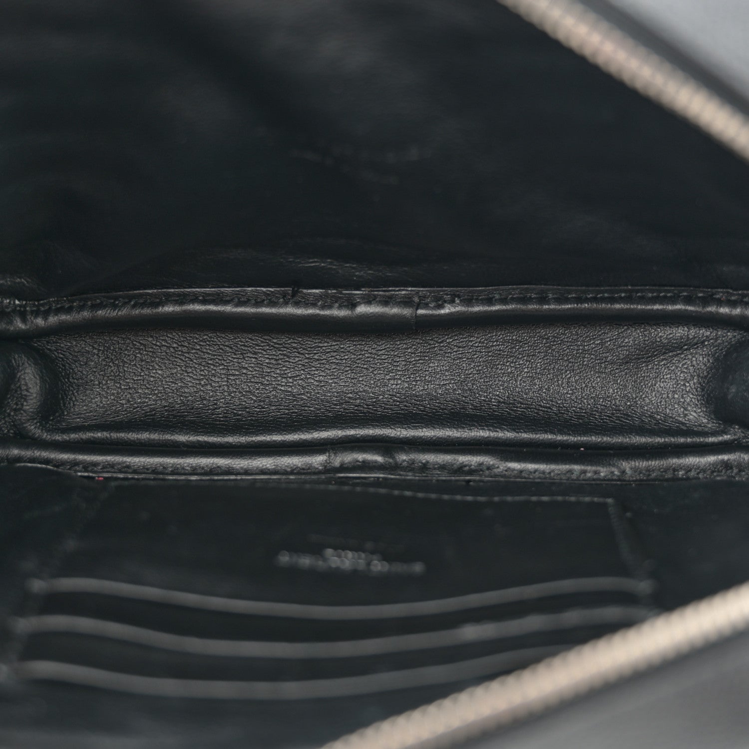 Saint Laurent Grain De Poudre Matelasse Monogram Mini Lou Camera Bag Black 5 of 11