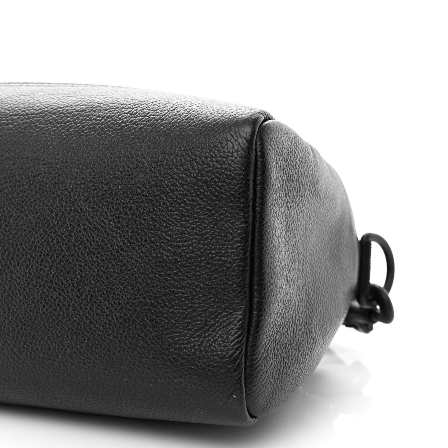 Calfskin Mens Explorer Small Duffle Bag Black