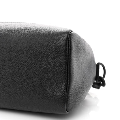 Balenciaga Calfskin Mens Explorer Small Duffle Bag Black 10 of 11