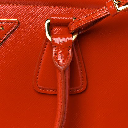 Prada Saffiano Vernice Parabole Tote Arancio 20 of 20