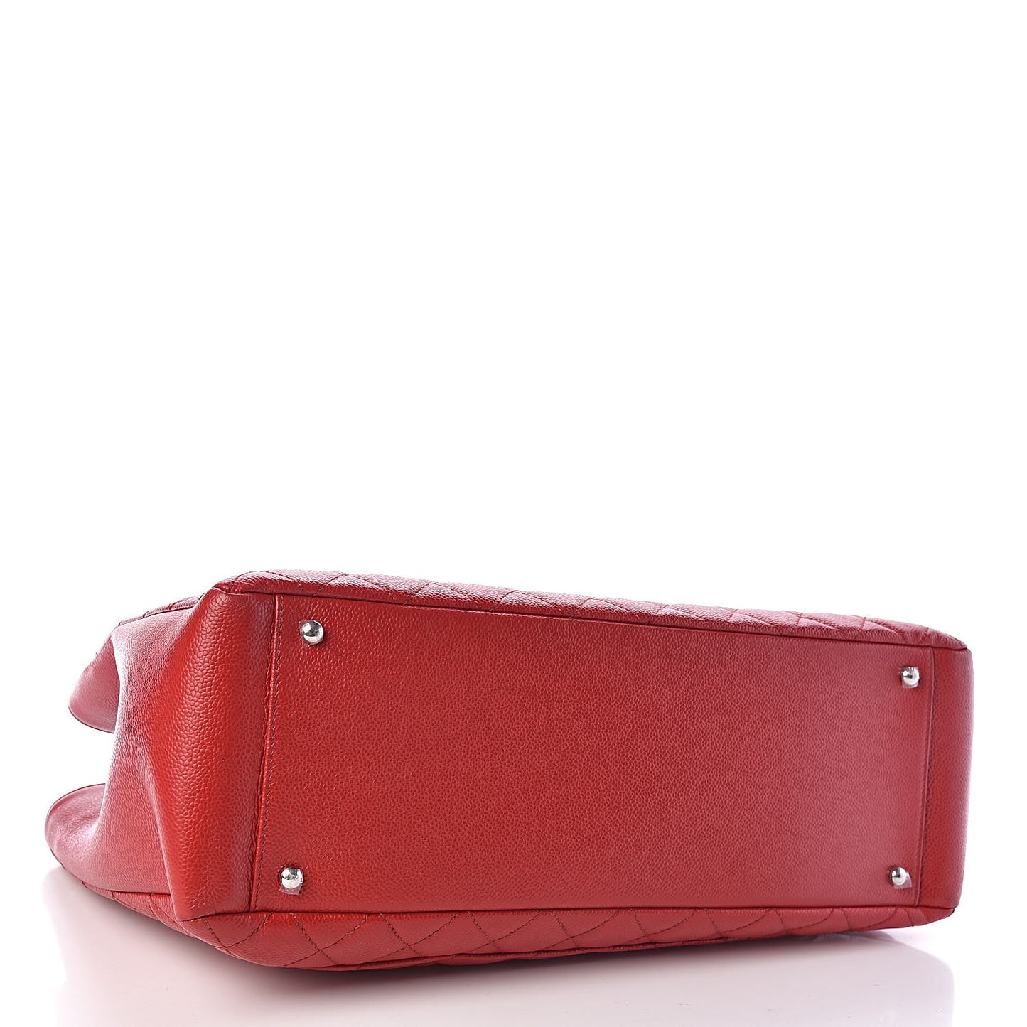 Caviar Quilted XL Grand Shopping Tote GST Red