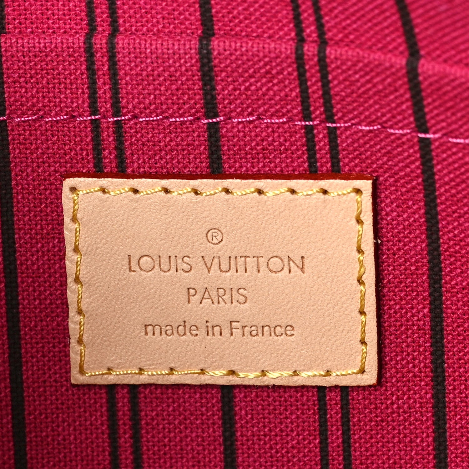 Louis Vuitton Monogram Neverfull MM GM Pochette Pivoine 6 of 8