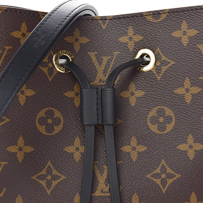 Louis Vuitton Monogram Neonoe MM Black 10 of 11