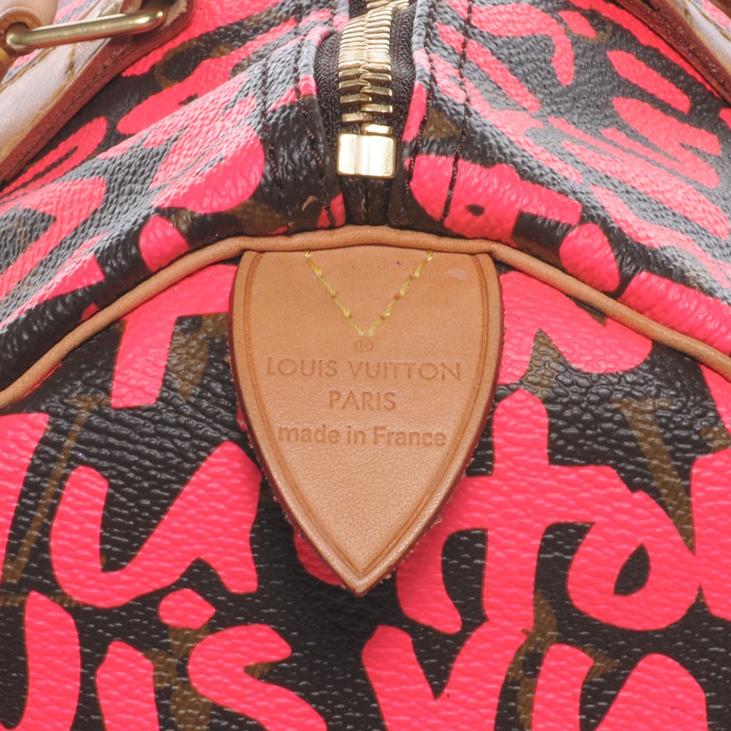 Louis Vuitton Monogram Graffiti Speedy 30 Fuchsia 5 of 7