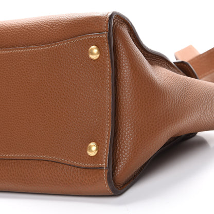 Prada Vitello Daino Sound Twin Pocket Satchel Brandy 9 of 10