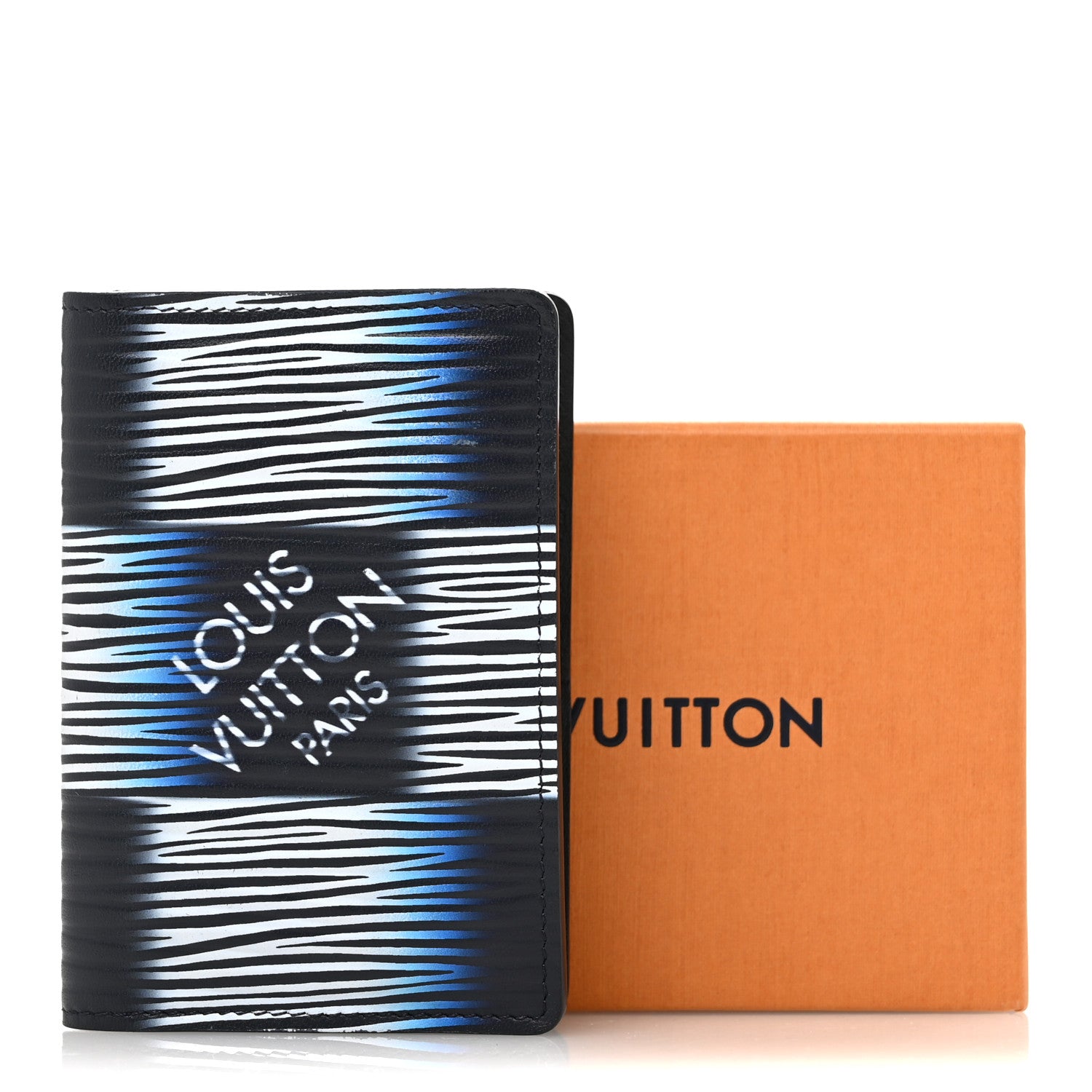Louis Vuitton Damier Rush Epi XL Pocket Organizer Blue Moon 9 of 9