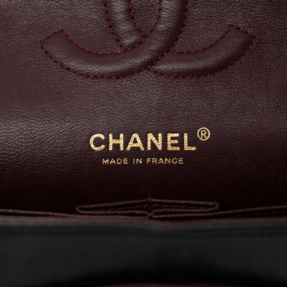Chanel Lambskin Quilted Medium Double Flap Black 6 of 9