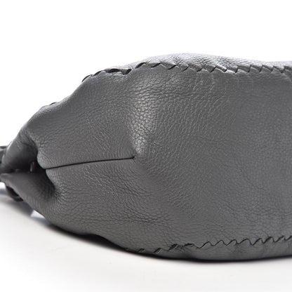 Bottega Veneta Cervo Braided Zip Hobo Ferro 11 of 15