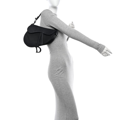 Christian Dior Ultra Matte Calfskin Saddle Bag Black 2 of 13