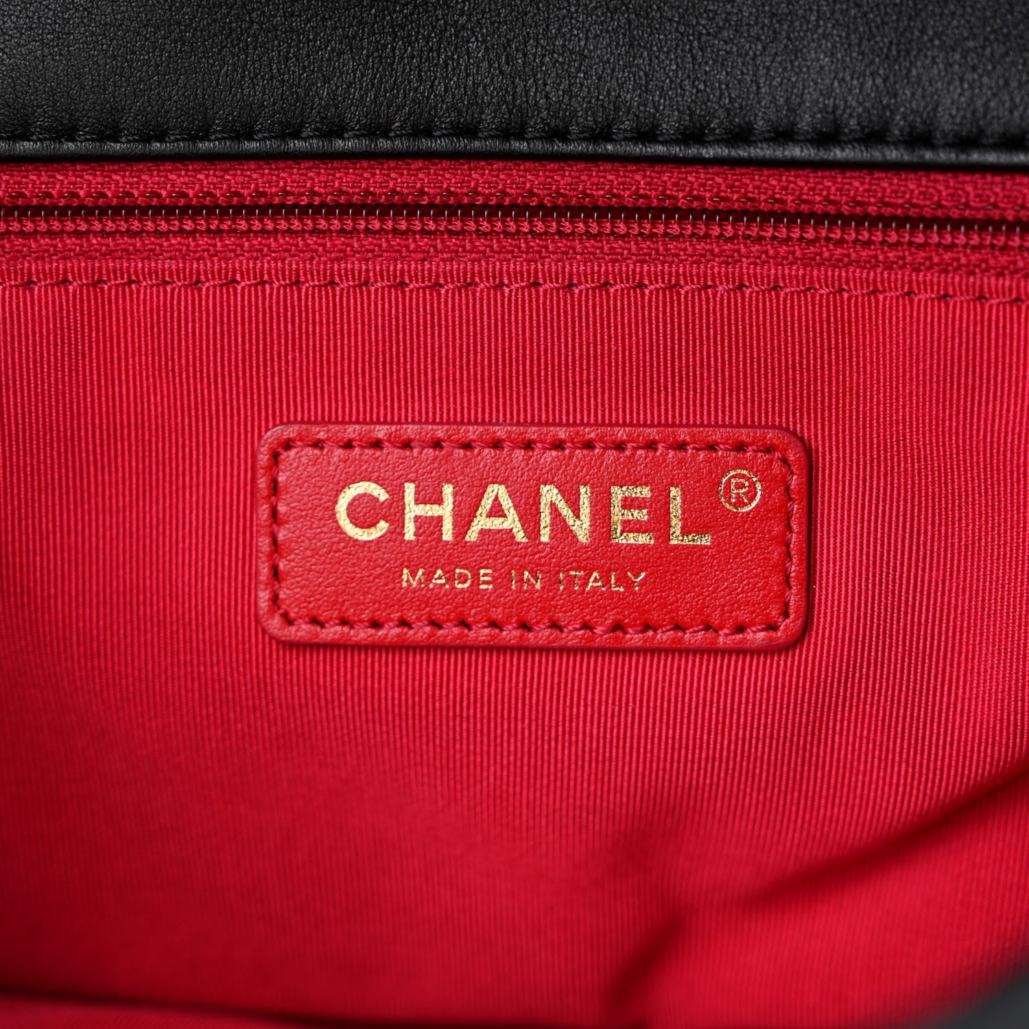 Chanel Lambskin Fringe Single Flap Black 6 of 14
