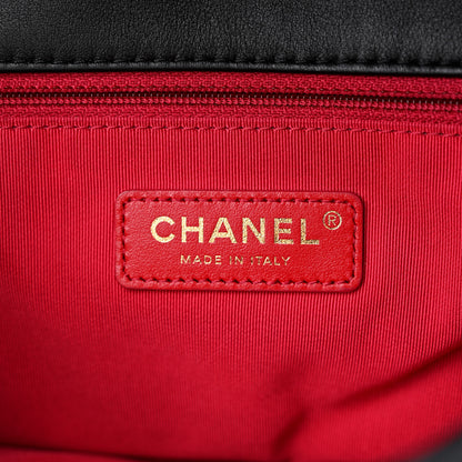 Chanel Lambskin Fringe Single Flap Black 6 of 14