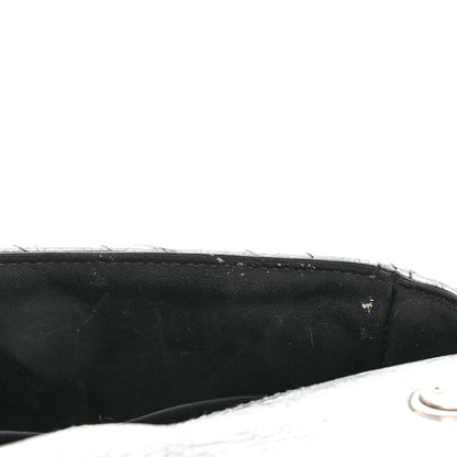 Balenciaga Metallic Arena Calfskin Logo Matelasse BB Chain Wallet Argent 10 of 11