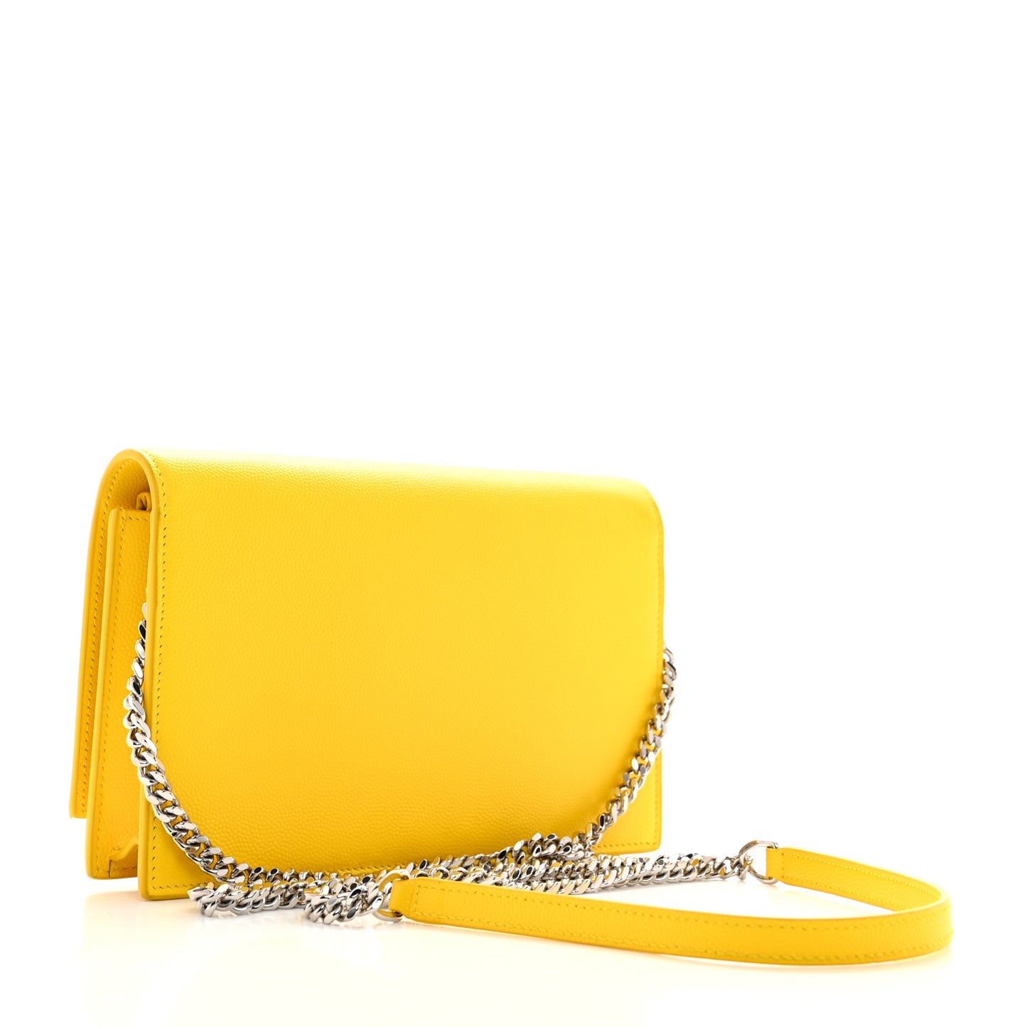 Grain De Poudre Classic Monogram Kate Tassel Chain Wallet Mimosa