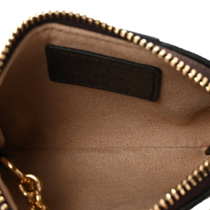Gucci GG Supreme Monogram Web Ophidia Key Case Beige New Acero 5 of 8