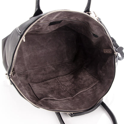Louis Vuitton Veau Cachemire Soft Lockit MM Black 5 of 10