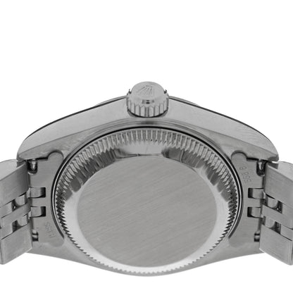 Rolex Stainless Steel 18K White Gold Diamond 26mm Oyster Perpetual Datejust Watch Silver 79174 4 of 4