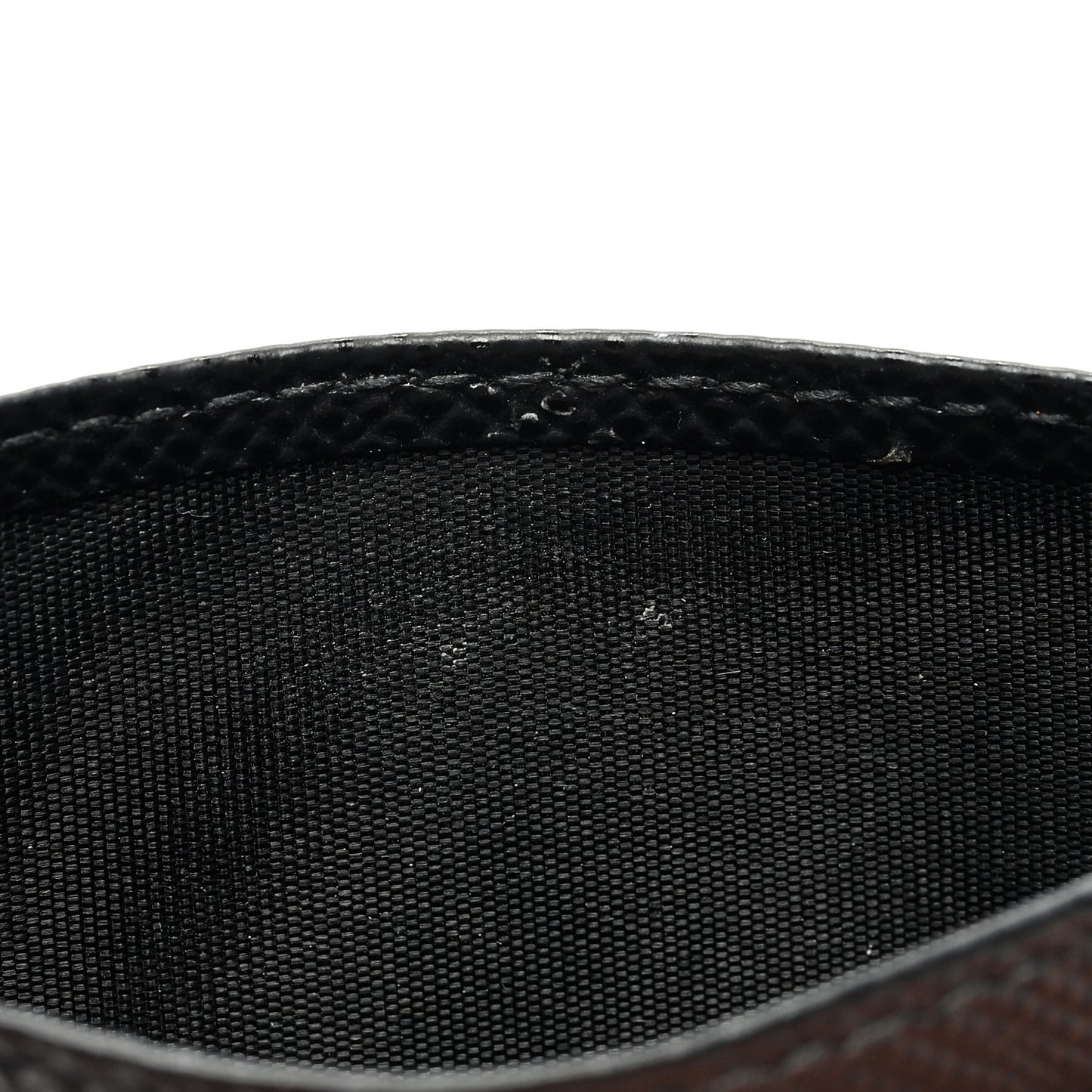 Saffiano Metal Card Case Black