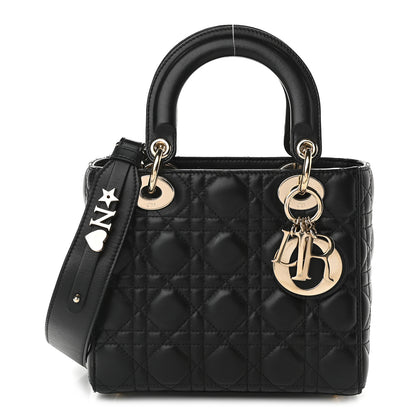 Christian Dior Lambskin Cannage Small My ABCDior Lady Dior Black 1 of 10