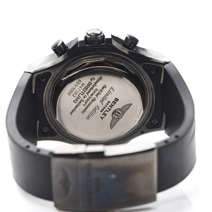 Breitling Carbon Steel Rubber 49mm Bentley GMT Chronograph Limited Edition Automatic Watch Black M47362 4 of 5