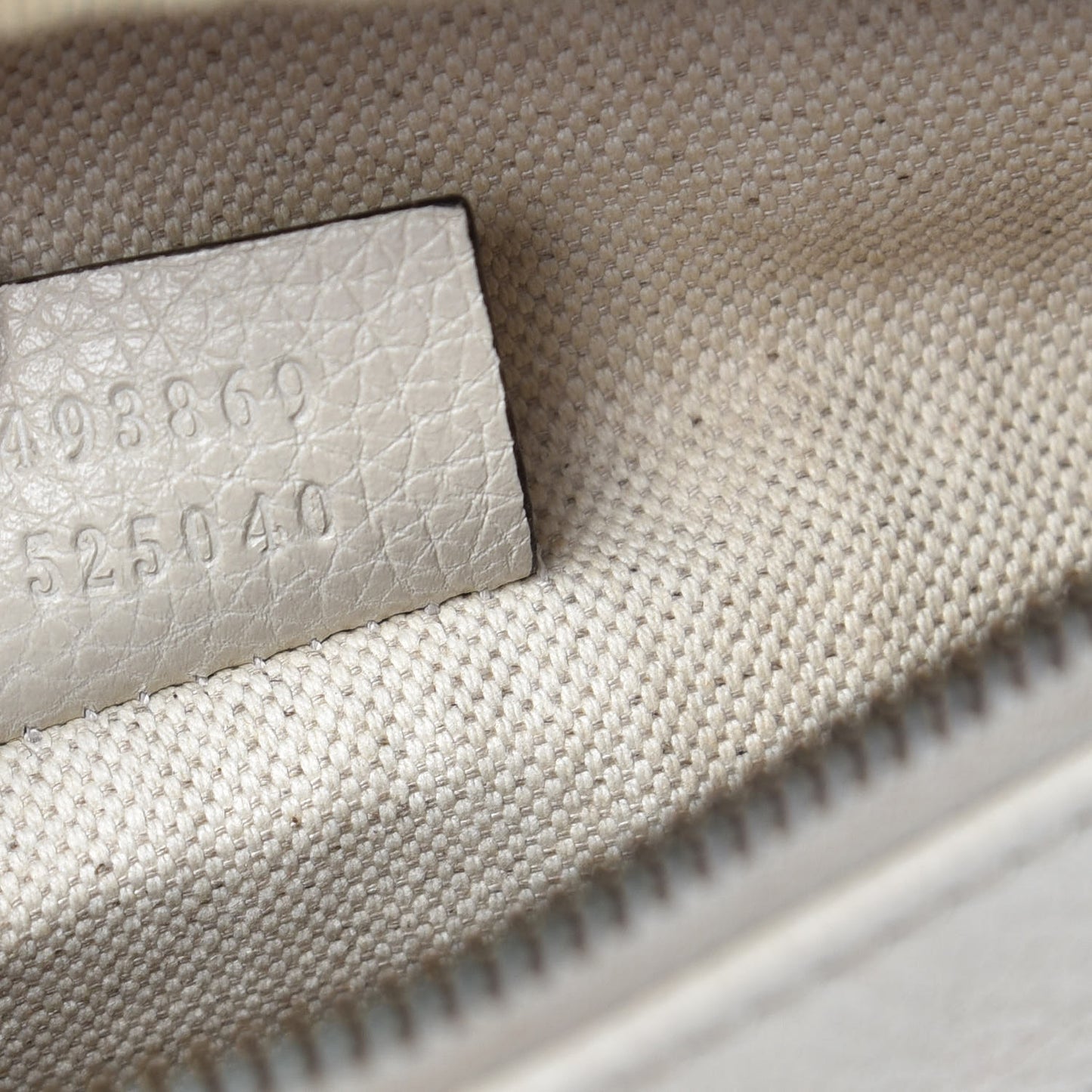 Grained Calfskin Logo Belt Bag White