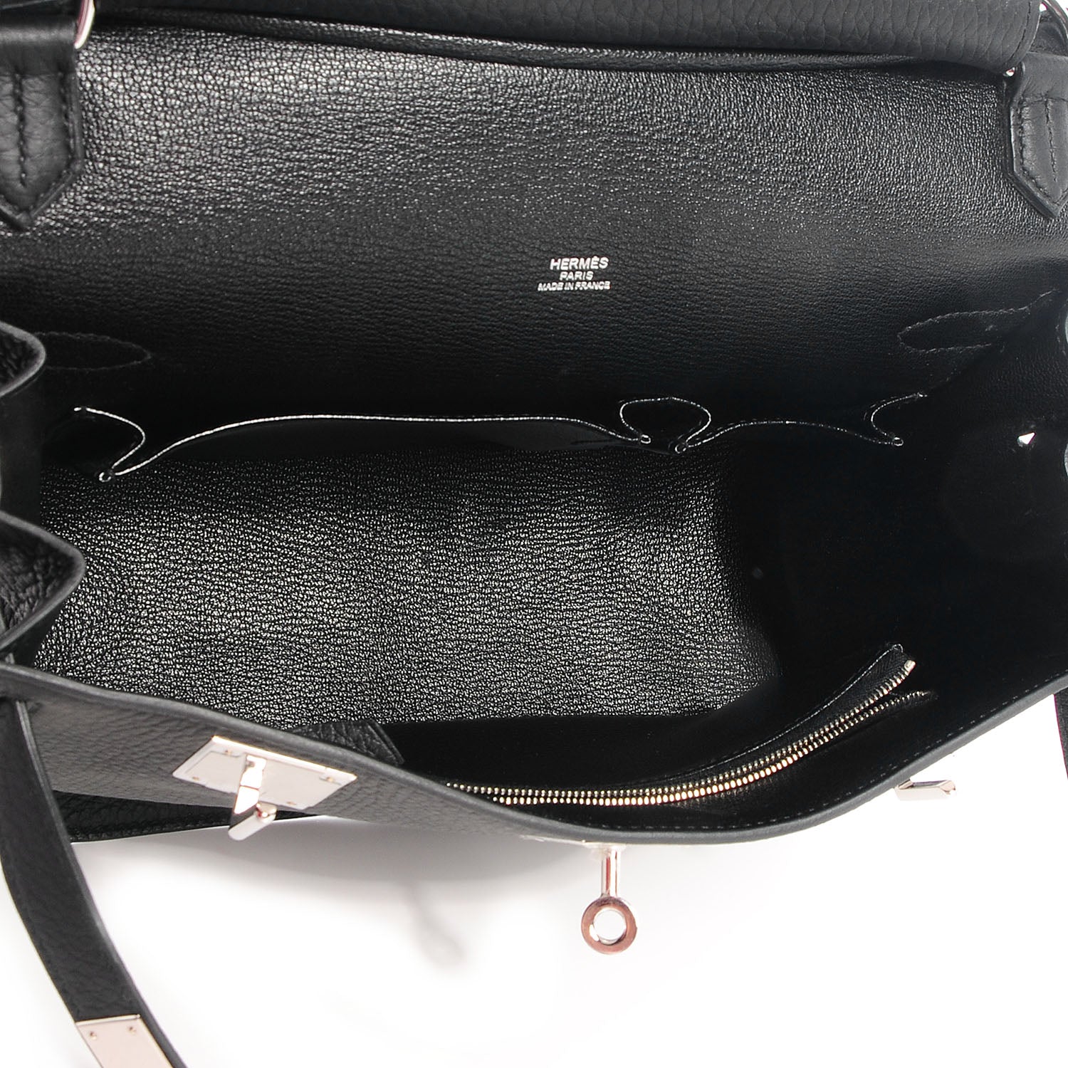 Hermes Togo Jypsiere 28 Black 5 of 8