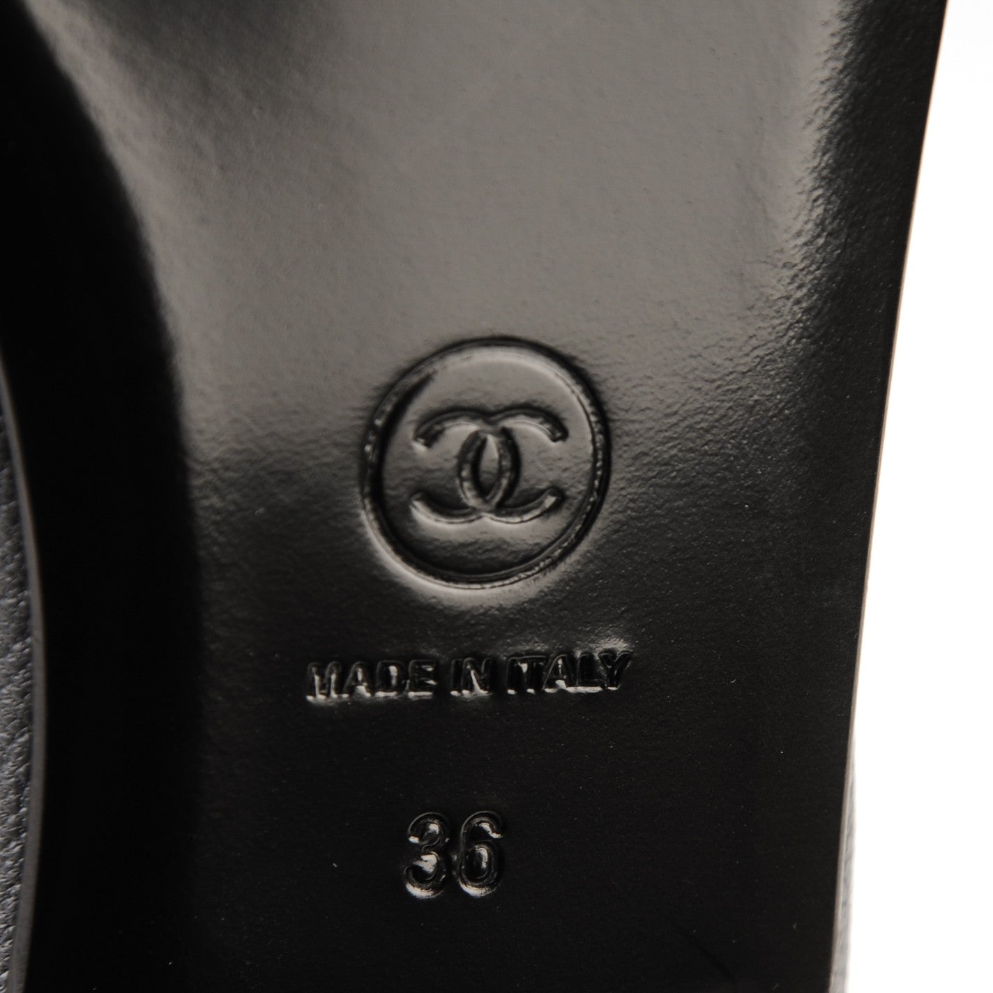 Chanel Patent Goatskin Cap Toe Ballerina Flats 36 Grey 6 of 8