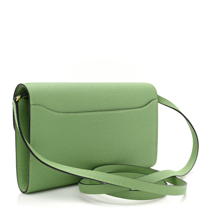 Hermes Epsom Constance Long To Go Wallet Vert Criquet 2 of 9