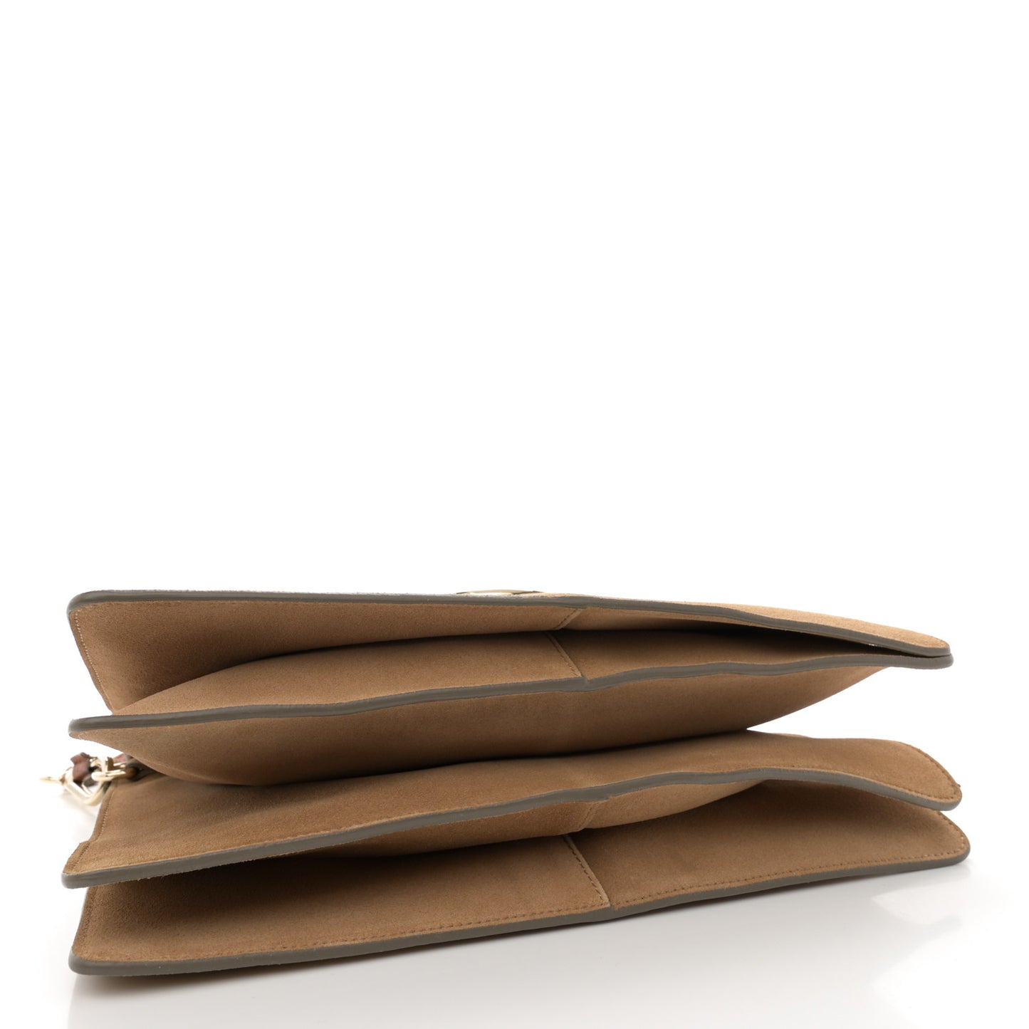 Snakeskin Suede Medium Faye Shoulder Bag Desert Beige