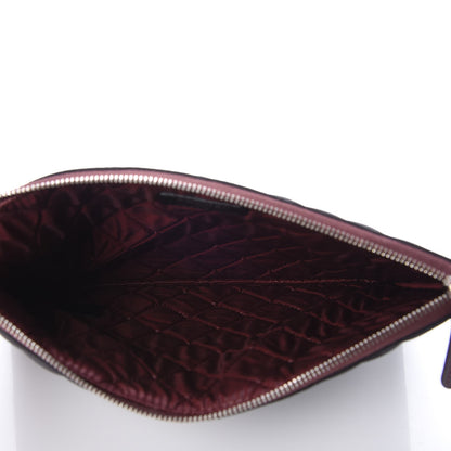 Chanel Nylon Quilted Medium Cosmetic Case Black 6 of 7