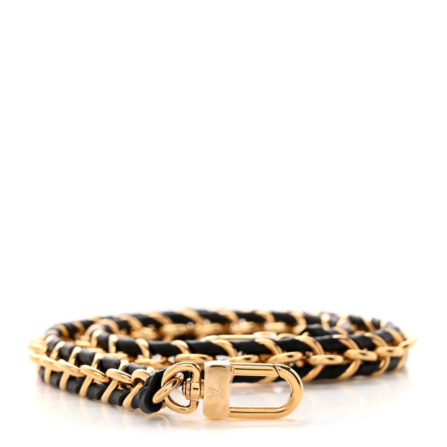 Calfskin Multi Pochette Chain Shoulder Strap Black Gold