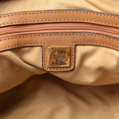 MCM Visetos Medium Essentials Shopper Tote Cognac 6 of 16
