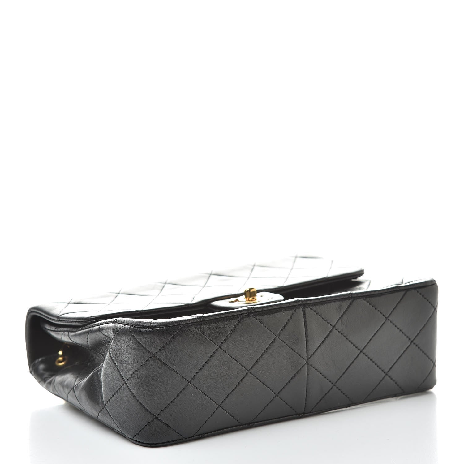 Chanel Lambskin Quilted Mini Square Flap Black 4 of 12