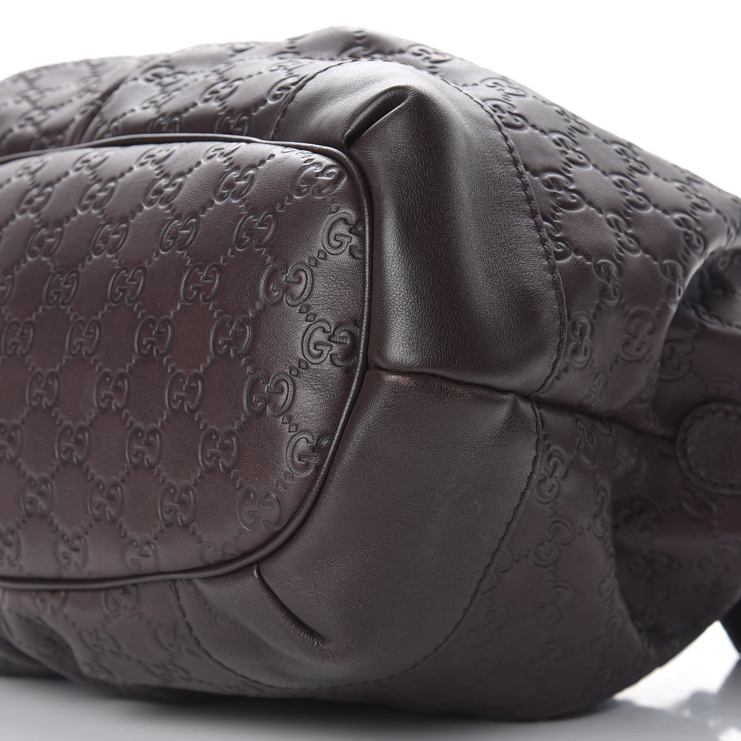 Guccissima Large Sukey Top Handle Bag Chocolate