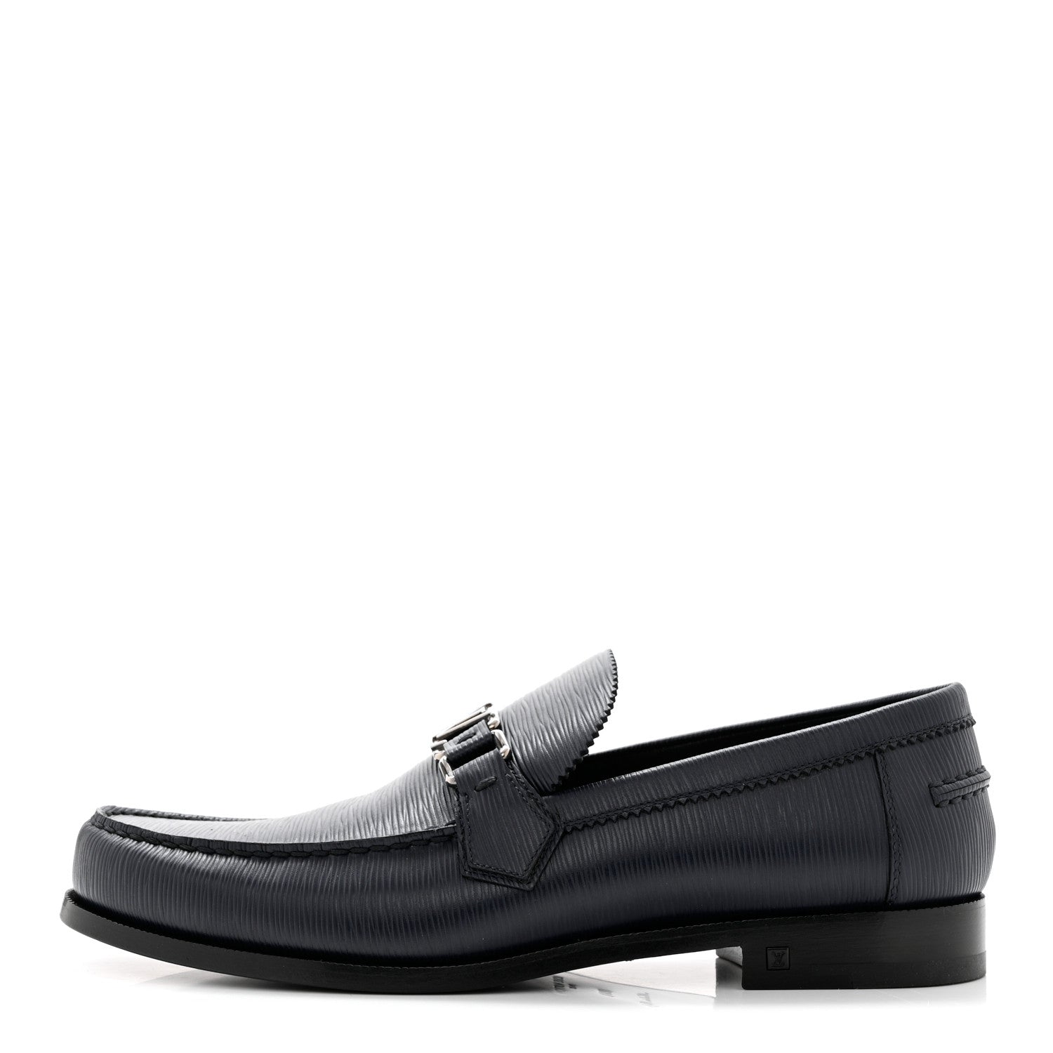 Louis Vuitton Epi Mens Major Loafers 8.5 Marine 1 of 9