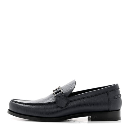 Louis Vuitton Epi Mens Major Loafers 8.5 Marine 1 of 9
