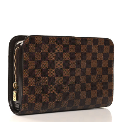 Louis Vuitton Damier Ebene Pochette Saint Louis Clutch 3 of 10