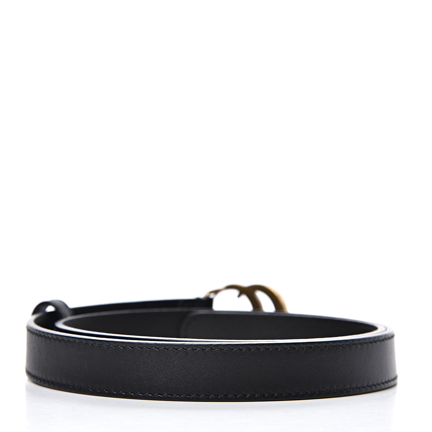 Calfskin Double G 20mm Belt 70 28 Black