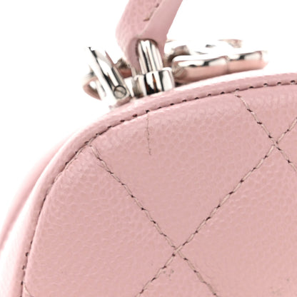 Chanel Caviar Quilted CC Mini Classic Backpack Light Pink 5 of 12