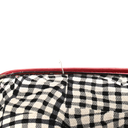 MCM Visetos Medium Liz Reversible Shopper Tote Ruby Red 16 of 17